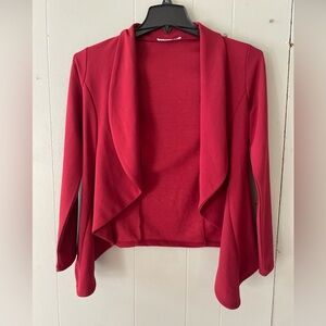 JJ Perfection Womens Cardigan Red Size Small